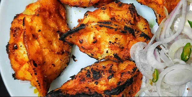 Chicken tandoori Momos 6Pcs