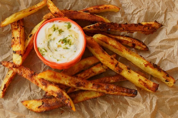 Crazy Fries with sause