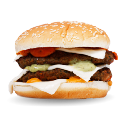 OB Double Patty Burger