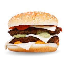 OB Double Patty Burger